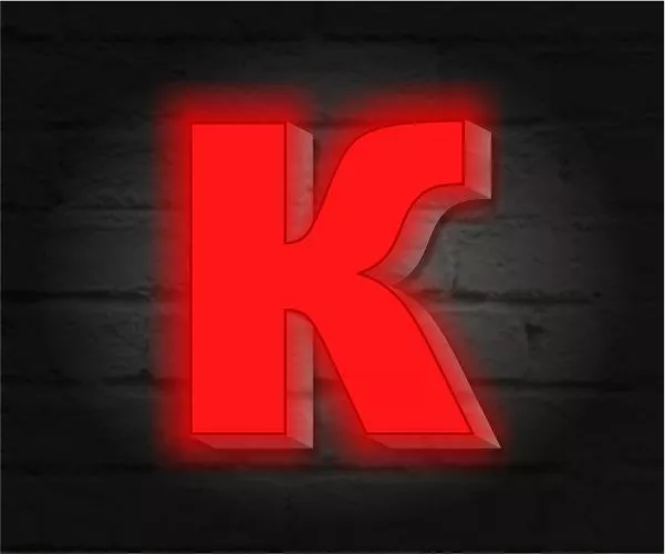 Объемные буквы со световым лицом борт ПВХ