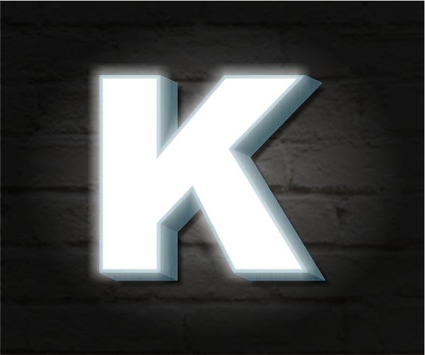 Световые буквы из нержавейки цветные (световое лицо) Световые буквы из нержавейки цветные (световое лицо)