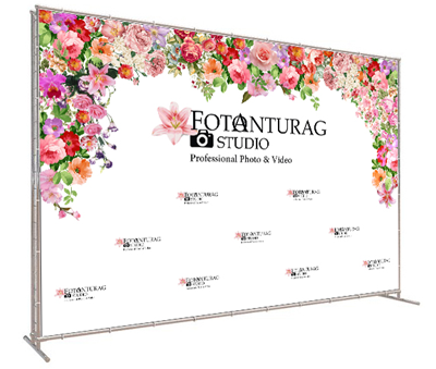 Пресс волл на презентацию компании с логотипом, Москва