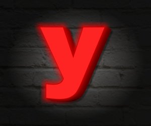 Объемные буквы со световым лицом яркие из жидкого акрила