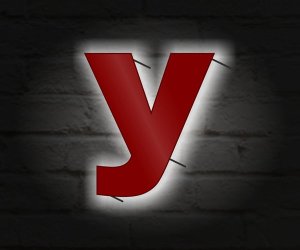 Плоские буквы с подсветкой (эконом)