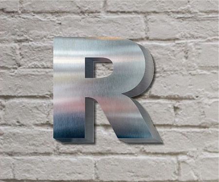 Световые буквы из нержавейки серебряные (контражурная подсветка) в Москве Световые буквы из нержавейки серебряные (контражурная подсветка)