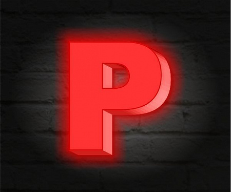 Световые буквы из акрила