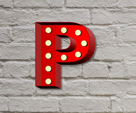 Светодиодные LED Буквы (ретро буквы)